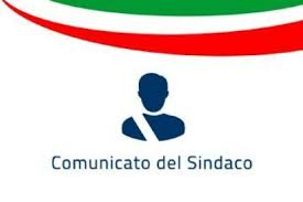 Comunicato del Sindaco